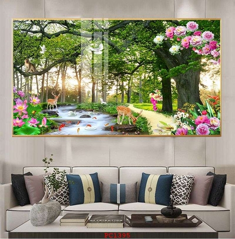 Tranh Phong Cảnh Rừng Cây | Tranh Ngọc Việt - Đắk Lắk | Tranh Ngọc Việt - Xưởng Tranh Đẹp Buôn Ma Thuột (BMT) DakLak