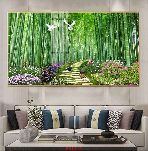 Tranh Phong Cảnh Rừng Cây | Tranh Ngọc Việt - Đắk Lắk | Tranh Ngọc Việt - Xưởng Tranh Đẹp Buôn Ma Thuột (BMT) DakLak