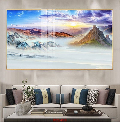 Tranh Phonh Cảnh Núi | Tranh Ngọc Việt - Đắk Lắk | Tranh Ngọc Việt - Xưởng Tranh Đẹp Buôn Ma Thuột (BMT) DakLak