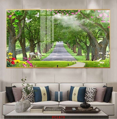 Tranh Phong Cảnh Rừng Cây | Tranh Ngọc Việt - Đắk Lắk | Tranh Ngọc Việt - Xưởng Tranh Đẹp Buôn Ma Thuột (BMT) DakLak