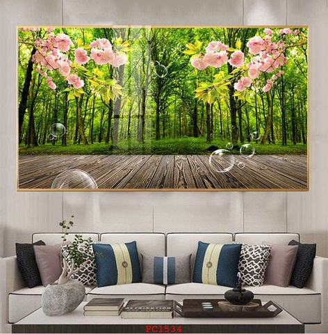 Tranh Phong Cảnh Rừng Cây | Tranh Ngọc Việt - Đắk Lắk | Tranh Ngọc Việt - Xưởng Tranh Đẹp Buôn Ma Thuột (BMT) DakLak