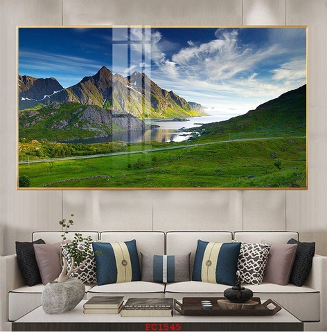 Tranh Phonh Cảnh Núi | Tranh Ngọc Việt - Đắk Lắk | Tranh Ngọc Việt - Xưởng Tranh Đẹp Buôn Ma Thuột (BMT) DakLak