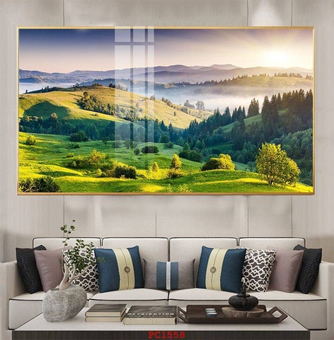 Tranh Phonh Cảnh Núi | Tranh Ngọc Việt - Đắk Lắk | Tranh Ngọc Việt - Xưởng Tranh Đẹp Buôn Ma Thuột (BMT) DakLak