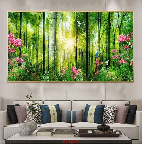 Tranh Phong Cảnh Rừng Cây | Tranh Ngọc Việt - Đắk Lắk | Tranh Ngọc Việt - Xưởng Tranh Đẹp Buôn Ma Thuột (BMT) DakLak