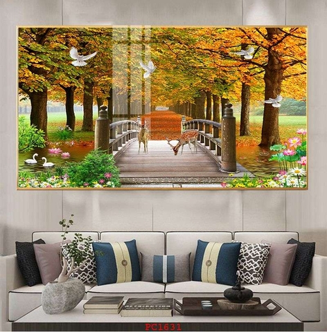 Tranh Phong Cảnh Rừng Cây | Tranh Ngọc Việt - Đắk Lắk | Tranh Ngọc Việt - Xưởng Tranh Đẹp Buôn Ma Thuột (BMT) DakLak