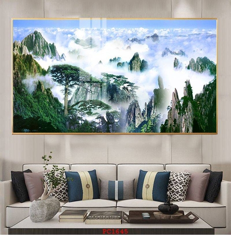 Tranh Phonh Cảnh Núi | Tranh Ngọc Việt - Đắk Lắk | Tranh Ngọc Việt - Xưởng Tranh Đẹp Buôn Ma Thuột (BMT) DakLak