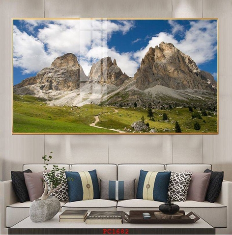 Tranh Phonh Cảnh Núi | Tranh Ngọc Việt - Đắk Lắk | Tranh Ngọc Việt - Xưởng Tranh Đẹp Buôn Ma Thuột (BMT) DakLak