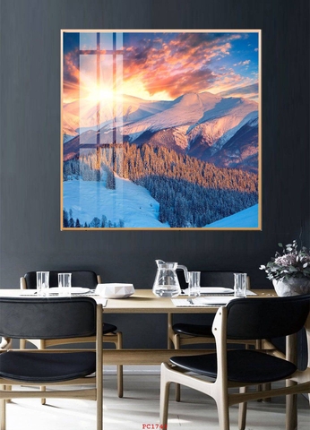 Tranh Phonh Cảnh Núi | Tranh Ngọc Việt - Đắk Lắk | Tranh Ngọc Việt - Xưởng Tranh Đẹp Buôn Ma Thuột (BMT) DakLak