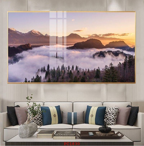 Tranh Phonh Cảnh Núi | Tranh Ngọc Việt - Đắk Lắk | Tranh Ngọc Việt - Xưởng Tranh Đẹp Buôn Ma Thuột (BMT) DakLak