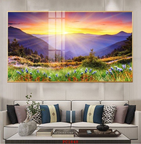 Tranh Phonh Cảnh Núi | Tranh Ngọc Việt - Đắk Lắk | Tranh Ngọc Việt - Xưởng Tranh Đẹp Buôn Ma Thuột (BMT) DakLak