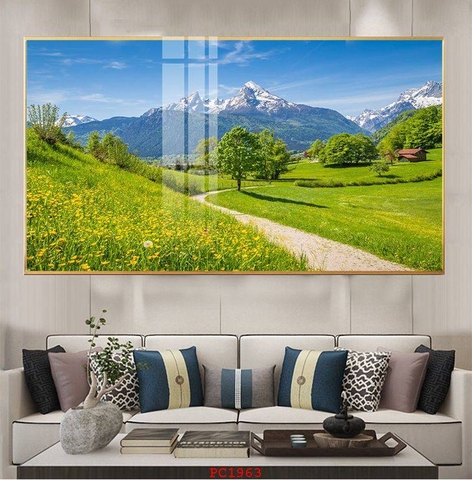 Tranh Phonh Cảnh Núi | Tranh Ngọc Việt - Đắk Lắk | Tranh Ngọc Việt - Xưởng Tranh Đẹp Buôn Ma Thuột (BMT) DakLak