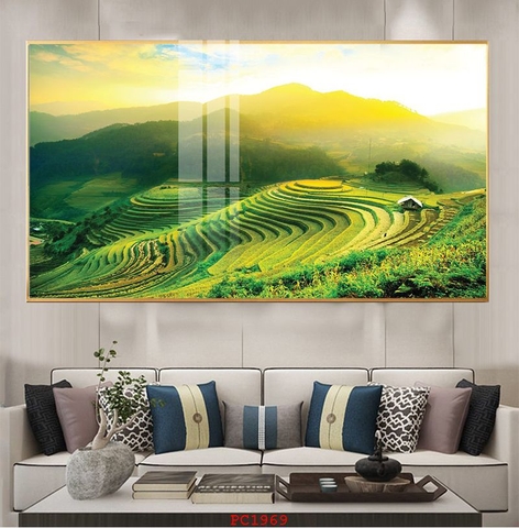 Tranh Ruộng Bậc Thang | Tranh Ngọc Việt - Đắk Lắk | Tranh Ngọc Việt - Xưởng Tranh Đẹp Buôn Ma Thuột (BMT) DakLak