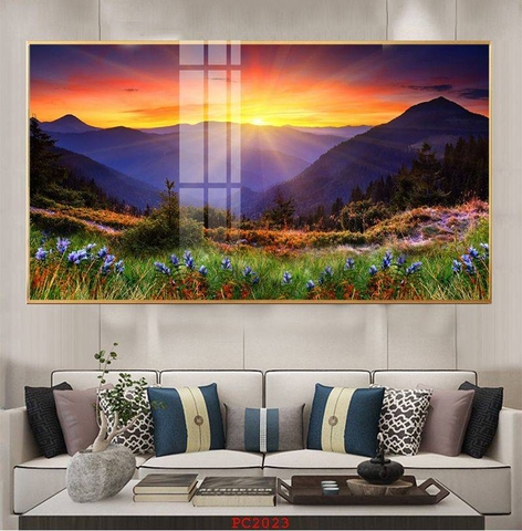 Tranh Phonh Cảnh Núi | Tranh Ngọc Việt - Đắk Lắk | Tranh Ngọc Việt - Xưởng Tranh Đẹp Buôn Ma Thuột (BMT) DakLak