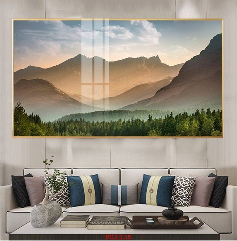 Tranh Phonh Cảnh Núi | Tranh Ngọc Việt - Đắk Lắk | Tranh Ngọc Việt - Xưởng Tranh Đẹp Buôn Ma Thuột (BMT) DakLak