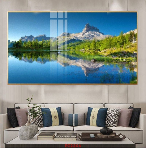 Tranh Phonh Cảnh Núi | Tranh Ngọc Việt - Đắk Lắk | Tranh Ngọc Việt - Xưởng Tranh Đẹp Buôn Ma Thuột (BMT) DakLak