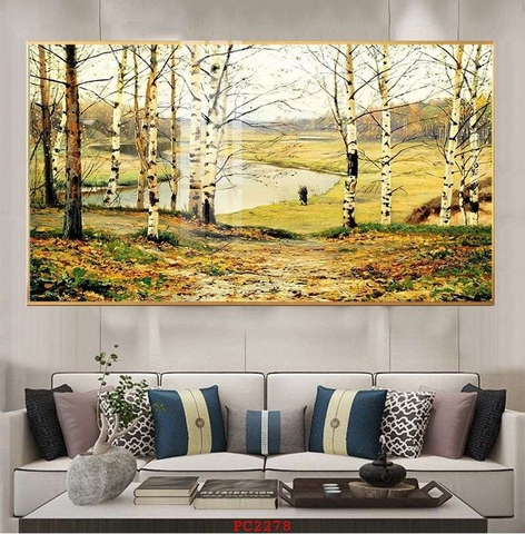 Tranh Phong Cảnh Rừng Cây | Tranh Ngọc Việt - Đắk Lắk | Tranh Ngọc Việt - Xưởng Tranh Đẹp Buôn Ma Thuột (BMT) DakLak
