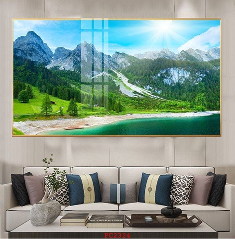 Tranh Phonh Cảnh Núi | Tranh Ngọc Việt - Đắk Lắk | Tranh Ngọc Việt - Xưởng Tranh Đẹp Buôn Ma Thuột (BMT) DakLak