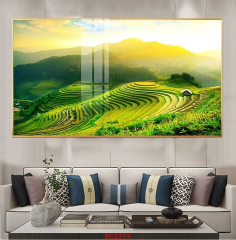 Tranh Ruộng Bậc Thang | Tranh Ngọc Việt - Đắk Lắk | Tranh Ngọc Việt - Xưởng Tranh Đẹp Buôn Ma Thuột (BMT) DakLak