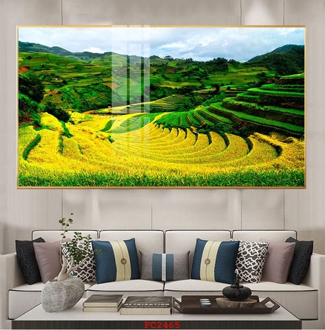 Tranh Ruộng Bậc Thang | Tranh Ngọc Việt - Đắk Lắk | Tranh Ngọc Việt - Xưởng Tranh Đẹp Buôn Ma Thuột (BMT) DakLak