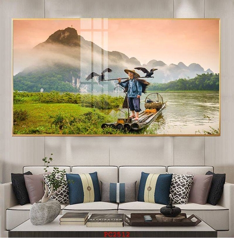 Tranh Phonh Cảnh Núi | Tranh Ngọc Việt - Đắk Lắk | Tranh Ngọc Việt - Xưởng Tranh Đẹp Buôn Ma Thuột (BMT) DakLak