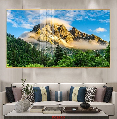 Tranh Phonh Cảnh Núi | Tranh Ngọc Việt - Đắk Lắk | Tranh Ngọc Việt - Xưởng Tranh Đẹp Buôn Ma Thuột (BMT) DakLak