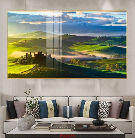 Tranh Phonh Cảnh Núi | Tranh Ngọc Việt - Đắk Lắk | Tranh Ngọc Việt - Xưởng Tranh Đẹp Buôn Ma Thuột (BMT) DakLak