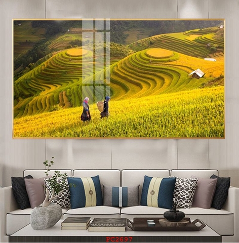 Tranh Ruộng Bậc Thang | Tranh Ngọc Việt - Đắk Lắk | Tranh Ngọc Việt - Xưởng Tranh Đẹp Buôn Ma Thuột (BMT) DakLak