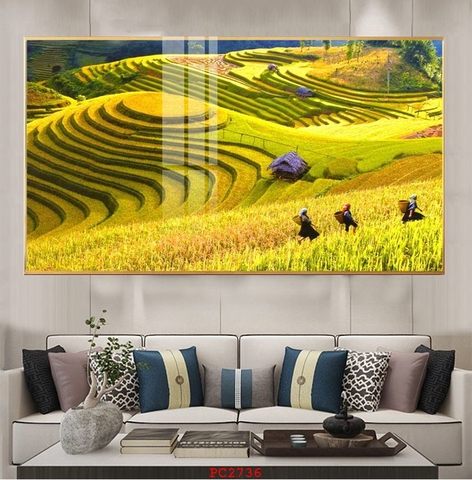 Tranh Ruộng Bậc Thang | Tranh Ngọc Việt - Đắk Lắk | Tranh Ngọc Việt - Xưởng Tranh Đẹp Buôn Ma Thuột (BMT) DakLak