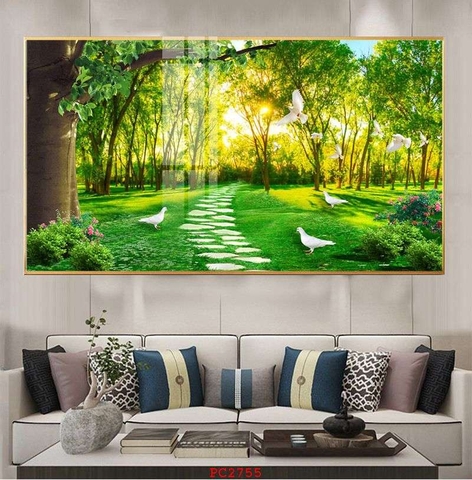 Tranh Phong Cảnh Rừng Cây | Tranh Ngọc Việt - Đắk Lắk | Tranh Ngọc Việt - Xưởng Tranh Đẹp Buôn Ma Thuột (BMT) DakLak