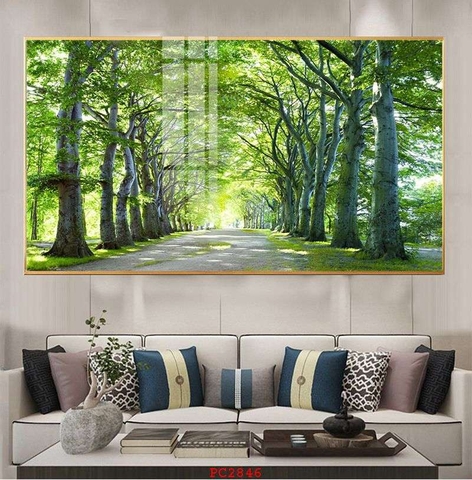 Tranh Phong Cảnh Rừng Cây | Tranh Ngọc Việt - Đắk Lắk | Tranh Ngọc Việt - Xưởng Tranh Đẹp Buôn Ma Thuột (BMT) DakLak