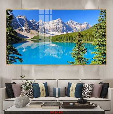 Tranh Phonh Cảnh Núi | Tranh Ngọc Việt - Đắk Lắk | Tranh Ngọc Việt - Xưởng Tranh Đẹp Buôn Ma Thuột (BMT) DakLak