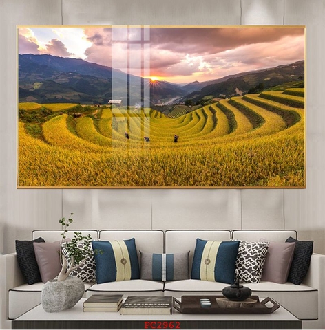 Tranh Ruộng Bậc Thang | Tranh Ngọc Việt - Đắk Lắk | Tranh Ngọc Việt - Xưởng Tranh Đẹp Buôn Ma Thuột (BMT) DakLak