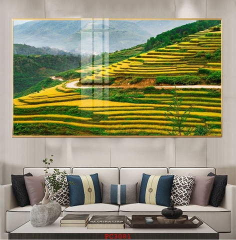 Tranh Ruộng Bậc Thang | Tranh Ngọc Việt - Đắk Lắk | Tranh Ngọc Việt - Xưởng Tranh Đẹp Buôn Ma Thuột (BMT) DakLak