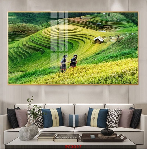 Tranh Ruộng Bậc Thang | Tranh Ngọc Việt - Đắk Lắk | Tranh Ngọc Việt - Xưởng Tranh Đẹp Buôn Ma Thuột (BMT) DakLak