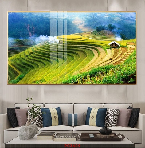 Tranh Ruộng Bậc Thang | Tranh Ngọc Việt - Đắk Lắk | Tranh Ngọc Việt - Xưởng Tranh Đẹp Buôn Ma Thuột (BMT) DakLak