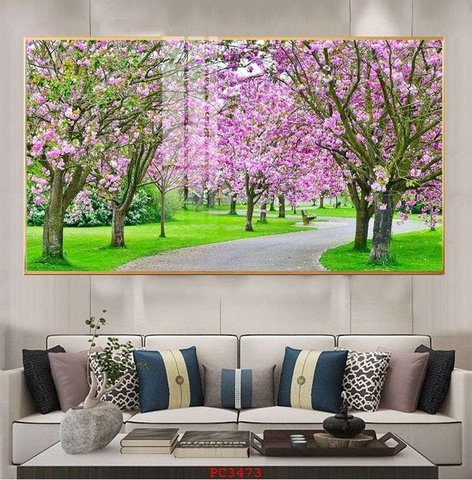 Tranh Phong Cảnh Rừng Cây | Tranh Ngọc Việt - Đắk Lắk | Tranh Ngọc Việt - Xưởng Tranh Đẹp Buôn Ma Thuột (BMT) DakLak