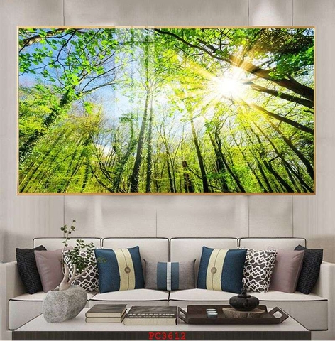 Tranh Phong Cảnh Rừng Cây | Tranh Ngọc Việt - Đắk Lắk | Tranh Ngọc Việt - Xưởng Tranh Đẹp Buôn Ma Thuột (BMT) DakLak