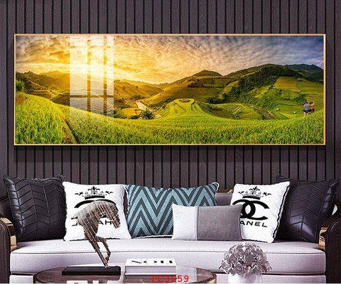 Tranh Phonh Cảnh Núi | Tranh Ngọc Việt - Đắk Lắk | Tranh Ngọc Việt - Xưởng Tranh Đẹp Buôn Ma Thuột (BMT) DakLak