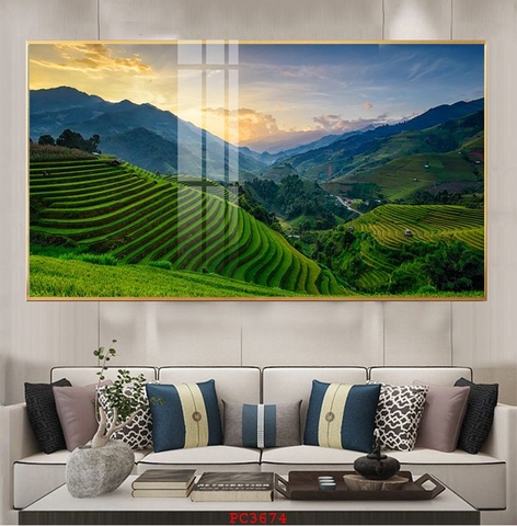 Tranh Ruộng Bậc Thang | Tranh Ngọc Việt - Đắk Lắk | Tranh Ngọc Việt - Xưởng Tranh Đẹp Buôn Ma Thuột (BMT) DakLak