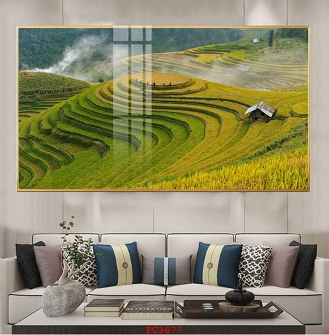 Tranh Ruộng Bậc Thang | Tranh Ngọc Việt - Đắk Lắk | Tranh Ngọc Việt - Xưởng Tranh Đẹp Buôn Ma Thuột (BMT) DakLak