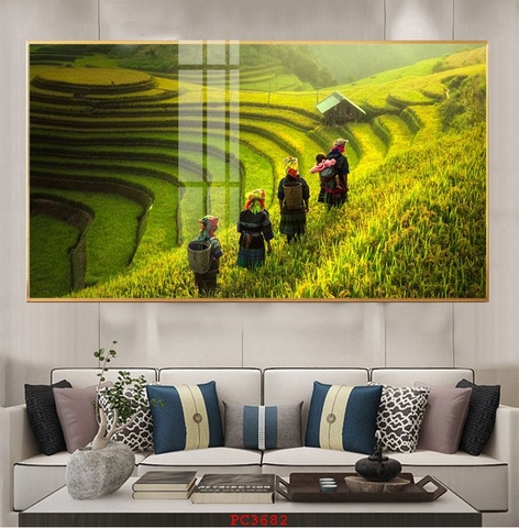 Tranh Ruộng Bậc Thang | Tranh Ngọc Việt - Đắk Lắk | Tranh Ngọc Việt - Xưởng Tranh Đẹp Buôn Ma Thuột (BMT) DakLak