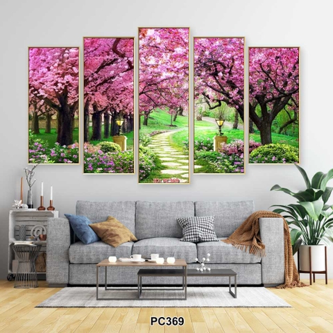 Bộ 5 Tranh Ghép Đẹp, Sang | Tranh Ngọc Việt - Đắk Lắk | Tranh Ngọc Việt - Xưởng Tranh Đẹp Buôn Ma Thuột (BMT) DakLak