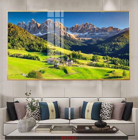 Tranh Phonh Cảnh Núi | Tranh Ngọc Việt - Đắk Lắk | Tranh Ngọc Việt - Xưởng Tranh Đẹp Buôn Ma Thuột (BMT) DakLak