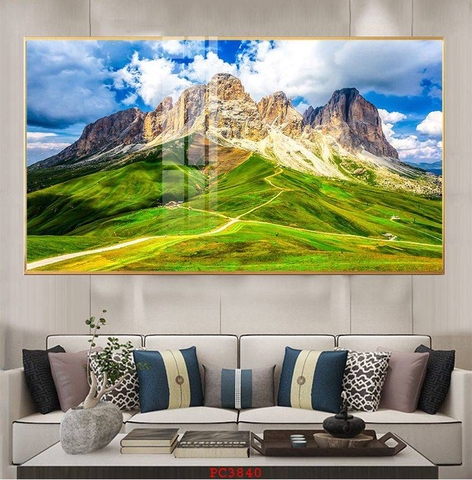 Tranh Phonh Cảnh Núi | Tranh Ngọc Việt - Đắk Lắk | Tranh Ngọc Việt - Xưởng Tranh Đẹp Buôn Ma Thuột (BMT) DakLak