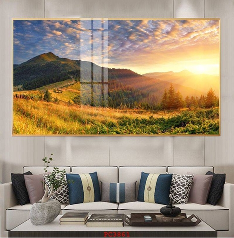 Tranh Phonh Cảnh Núi | Tranh Ngọc Việt - Đắk Lắk | Tranh Ngọc Việt - Xưởng Tranh Đẹp Buôn Ma Thuột (BMT) DakLak