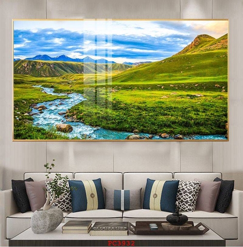 Tranh Phonh Cảnh Núi | Tranh Ngọc Việt - Đắk Lắk | Tranh Ngọc Việt - Xưởng Tranh Đẹp Buôn Ma Thuột (BMT) DakLak