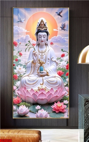 Tranh Phật Giáo Hoa Sen 3D, 5D | Tranh Ngọc Việt - BMT DakLak | Tranh Ngọc Việt - Xưởng Tranh Đẹp Buôn Ma Thuột (BMT) DakLak