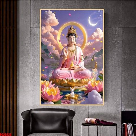 Tranh Phật Giáo Hoa Sen 3D, 5D | Tranh Ngọc Việt - BMT DakLak | Tranh Ngọc Việt - Xưởng Tranh Đẹp Buôn Ma Thuột (BMT) DakLak