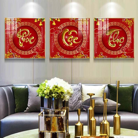 Tranh Phúc Lộc Thọ | Tranh Ngọc Việt - Đắk Lắk | Tranh Ngọc Việt - Xưởng Tranh Đẹp Buôn Ma Thuột (BMT) DakLak