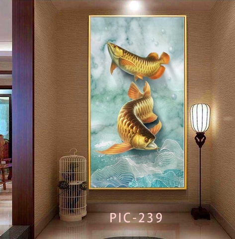 Tranh Cá Phong Thủy | Tranh Ngọc Việt - Đắk Lắk | Tranh Ngọc Việt - Xưởng Tranh Đẹp Buôn Ma Thuột (BMT) DakLak